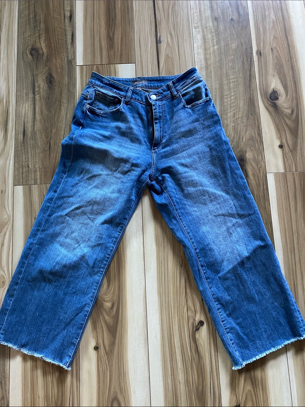 DL1961 Hepburn High Rise Wide Leg Jean in Palmer (petite)